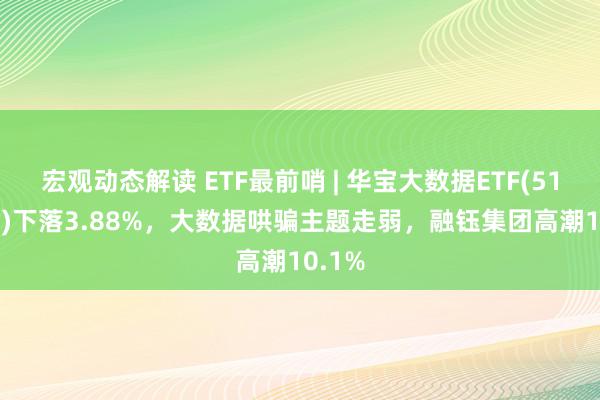 宏观动态解读 ETF最前哨 | 华宝大数据ETF(516700)下落3.88%，大数据哄骗主题走弱，融钰集团高潮10.1%