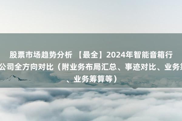 股票市场趋势分析 【最全】2024年智能音箱行业上市公司全方向对比（附业务布局汇总、事迹对比、业务筹算等）