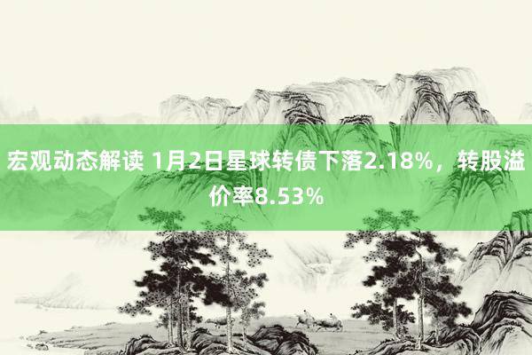 宏观动态解读 1月2日星球转债下落2.18%，转股溢价率8.53%